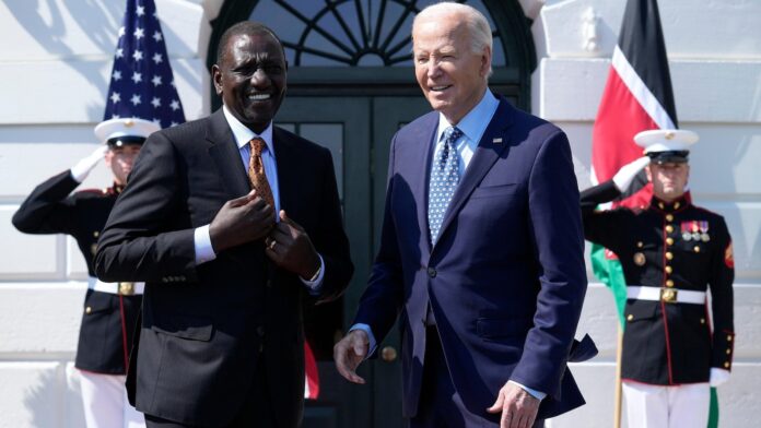 Biden, Kenyan leader urging global leaders to help lessen crushing debt on developing nations