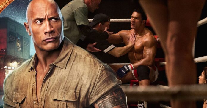 Dwayne Johnson steps into the ring as MMA icon Mark Kerr in a first-look image for Benny Safdie’s The Smashing Machine
