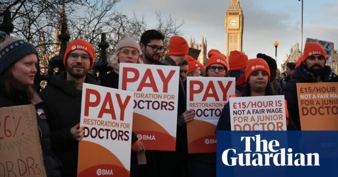 Junior doctors are going on strike a week before the elections in England