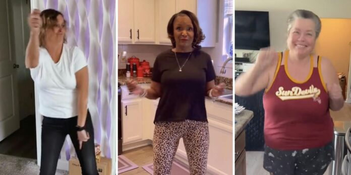 Moms are the star of TikTok’s new ‘Dance or get back with my Dad’ trend