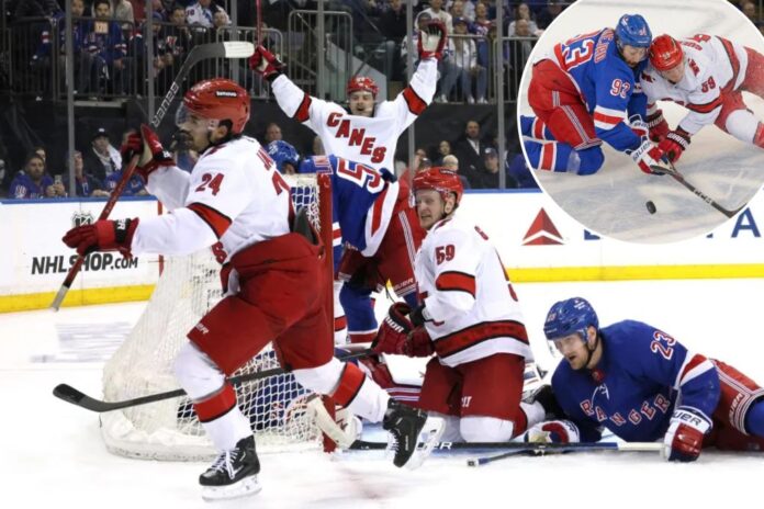 Rangers hardly worried by concerning Hurricanes trends from Game 1