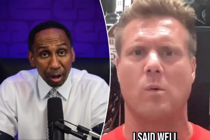 Stephen A. Smith claps back at Jonathan Papelbon after ‘racist’ claim: ‘Could sue your ass’