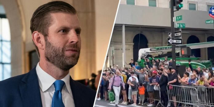 Trump fans, Biden supporters, or tourists: Eric Trump’s crowd video sparks lengthy disagreement