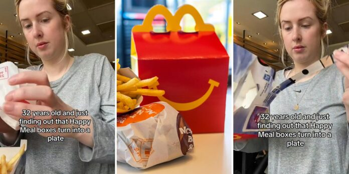 ‘Am I the last person on the planet to notice this?’: Woman finds out how to use McDonald’s Happy Meal box