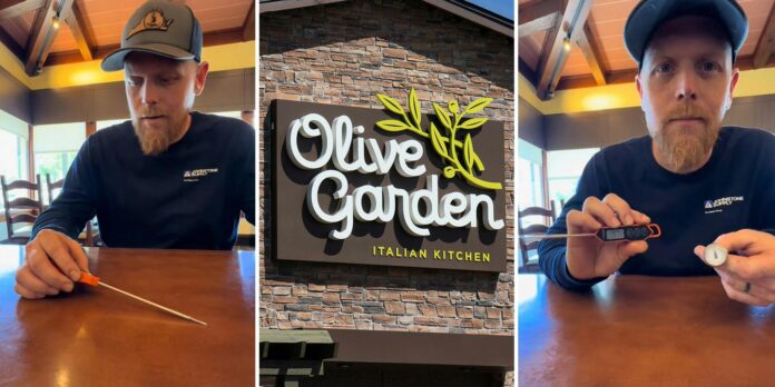 ‘I need to talk to the manager’: HVAC expert dines at Olive Garden. Then he pulls out his thermometer