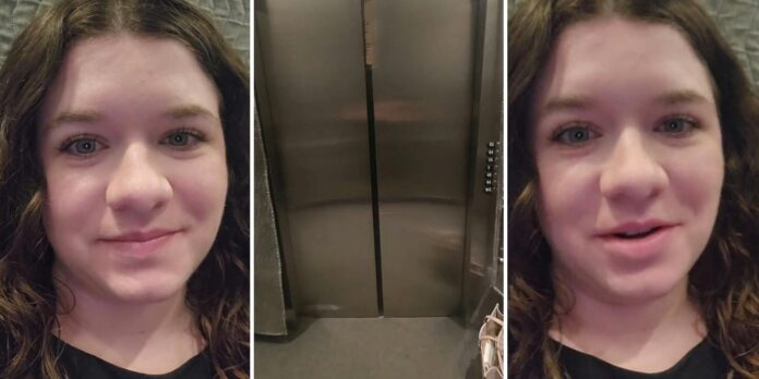 ‘I would’ve panicked’: Woman gets trapped in elevator because someone held the door open