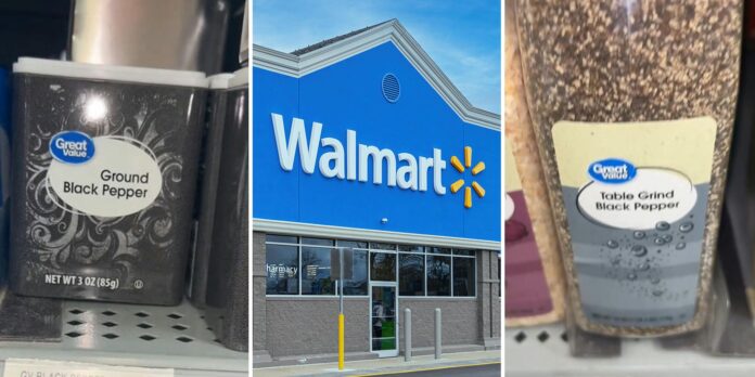 ‘Is pepper rare?’: Walmart shopper discovers 2 kinds of Great Value pepper. One is $12 more expensive