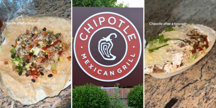 ‘Keep boycotting. 4 days isn’t enough’: Customers think Chipotle is now trying to be generous with portions amid ‘boycott’