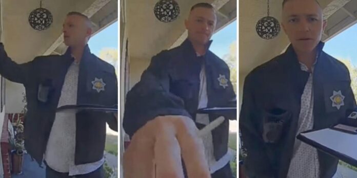 ‘Saying no to the police is wild’: Police officer knocks on woman’s door, she tells him ‘no thank you’