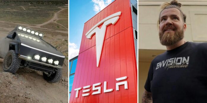 ‘Sounds like it’s made of plastic’: Tesla Cybertruck driver tries taking it off-road. It backfires