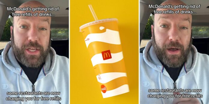 ‘That robot thing in the lobby’: McDonald’s expert reveals the real reason free drink refills are going away