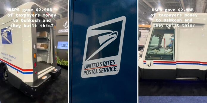 ‘When the car that you used to draw in middle school pulls up’: Viewers divided over new electric USPS truck