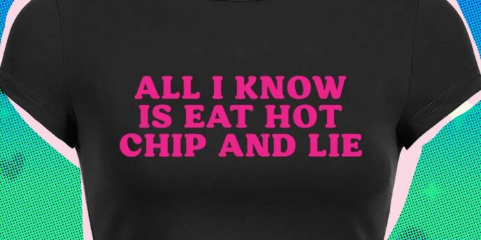 All women born in tha 90s want to do is eat hot chip and lie