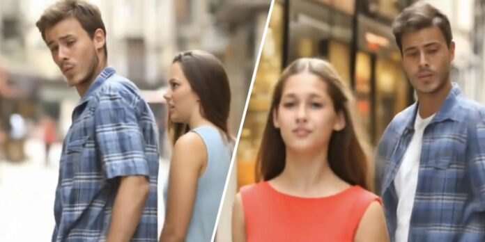 Breathless AI evangelists think turning the Distracted Boyfriend meme into a video is the coolest thing ever