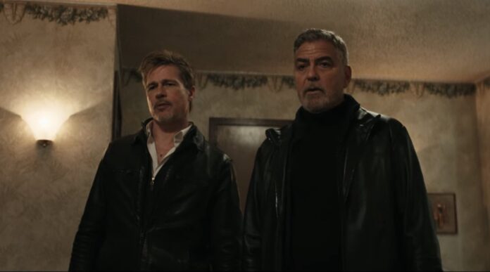 George Clooney and Brad Pitt Reunite in Explosive “Wolfs” Trailer