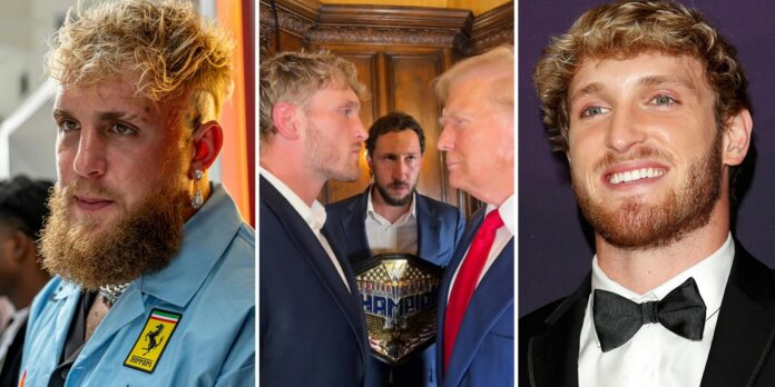 Jake Paul hypes upcoming Trump appearance on brother Logan’s podcast with Fox News hit