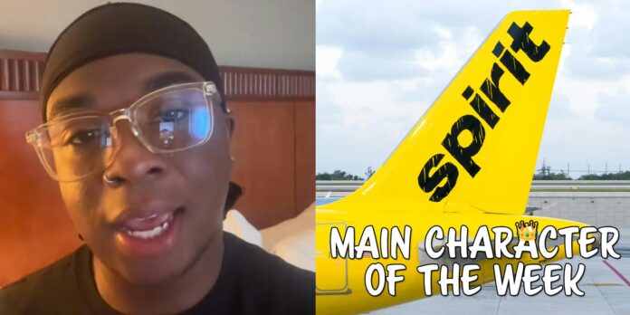Main Character of the Week: Spirit Airlines traveler who went through an emergency landing