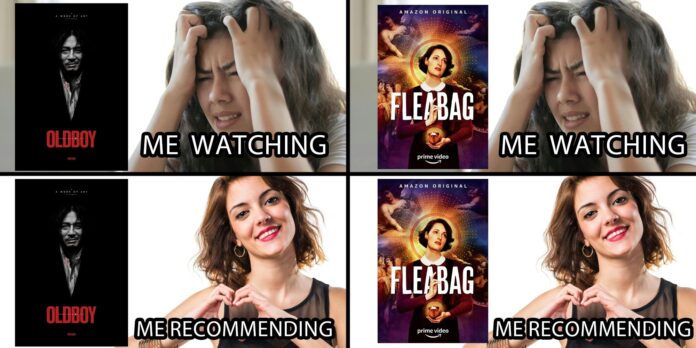 “Me watching vs. me recommending”: A meme for the stories that hurt us