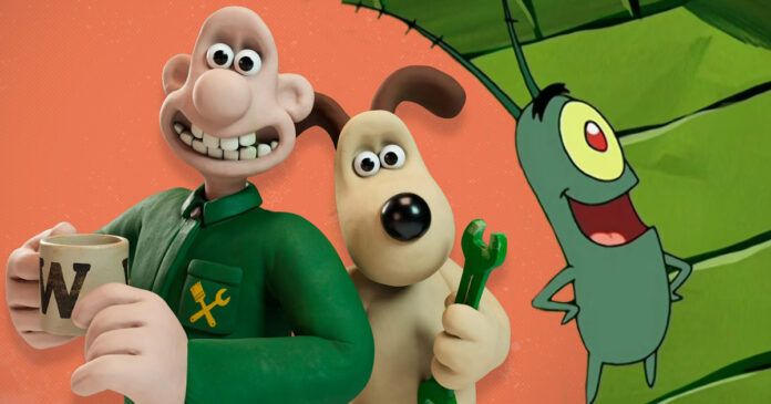 Netflix details its new Wallace & Gromit movie and SpongeBob film focusing on the villain Plankton
