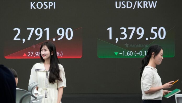 Stock market today: Asian stocks are mixed after Wall Street edges to more records