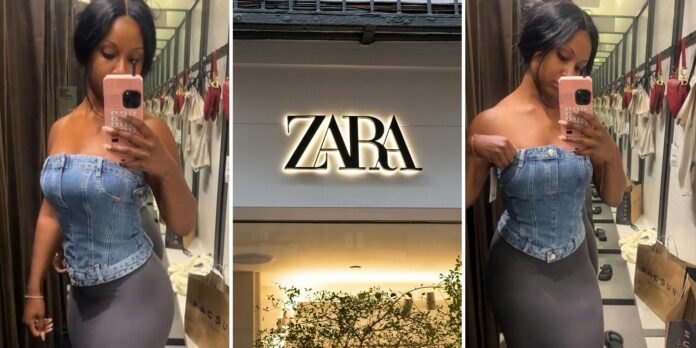 ‘As an ex-Zara worker, she was lying to you’: Zara customer tries buying top. The cashier told her she can’t have it