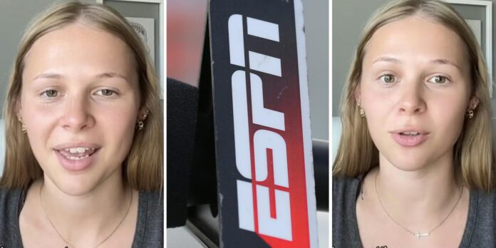 ‘Getting compared to the ‘Hawk Tuah’ girl’: Woman slams ESPN for filming her eating ice cream cone