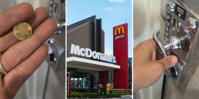 ‘Have you do all that but still won’t keep their bathrooms clean’: Customer tries using restroom at McDonald’s. She can’t believe what she needs to get in
