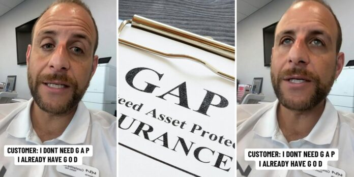 ‘I tried to do the right thing’: Woman tells car salesman she doesn’t need GAP insurance because she has God. He was trying to give it to her for free