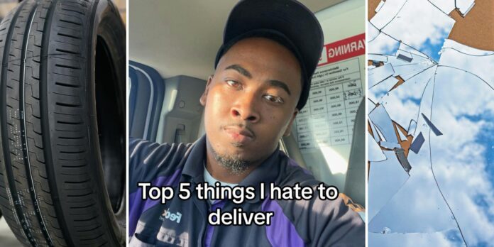 ‘If you order this, you have caused more back pain than the NFL’: FedEx driver shares the 5 things he hates to deliver