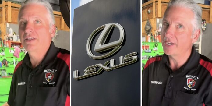 ‘It’s actually here for a starting issue’: Mechanic realizes that Lexus he’s working on is a ‘death trap’