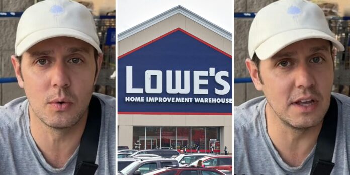 ‘Lowe’s is dangerous’: Man issues warning after getting hit in the head while trying to shop at Lowe’s