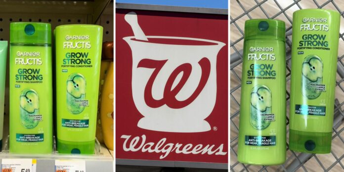 ‘Making both of these absolutely nothing’: Walgreens shopper shows how to get free Garnier shampoo on the app with double coupon trick