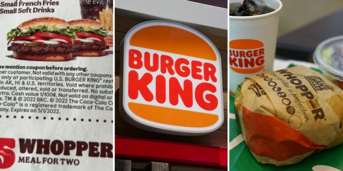 ‘Now it’s $14.99’: Burger King customer realizes how much less his Whopper cost in 2022 after finding old coupon