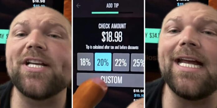 ‘That’s why I started paying in cash again’: Chili’s customer says Ziosks are now forcing you to tip 20%, won’t let you choose ‘custom’