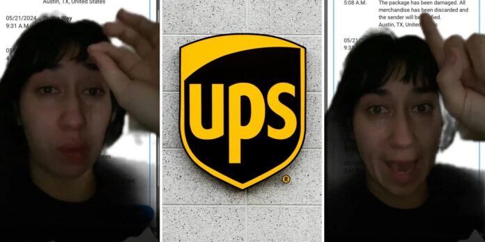 ‘They just threw it away’: Customer slams UPS for damaging her package—then just throwing it away