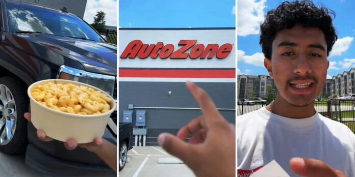 ‘With a side of oil’: Driver says AutoZone now sells mac and cheese. Is it true?