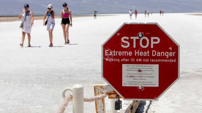 A man got third-degree burns walking on blazing hot sand dunes in Death Valley, rangers say