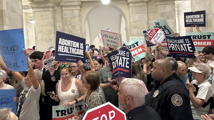 Arkansas election officials reject petitions submitted for an abortion-rights ballot measure