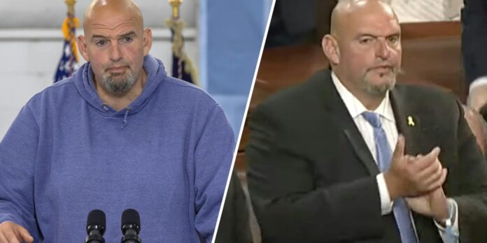 Fetterman infuriates progressives by wearing dress shirt instead of hoodie to Netanyahu’s address