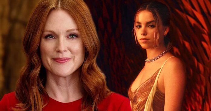 Julianne Moore, Meghann Fahy, and Milly Alcock get toxic for a darkly comedic Netflix limited series called Sirens