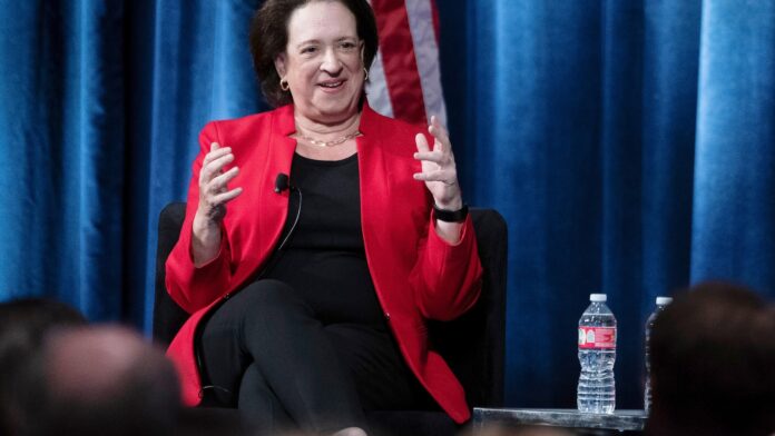 Justice Kagan says there needs to be a way to enforce the US Supreme Court’s new ethics code