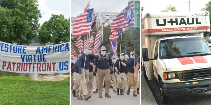 Patriot Front busted for using another U-Haul to transport members to a rally