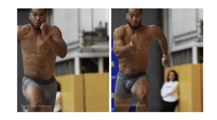 Shayne Simon “D!ck” Shaking In Tight Sport Pants While Running During Training Session Goes Viral