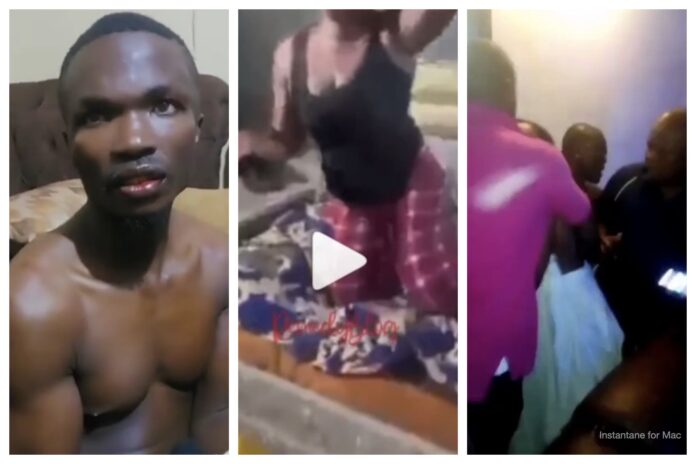 Uber Driver Caught Red-Handed In Bed “Knacking” a Married Woman In Her Matrimonial Home (Watch Full Video)