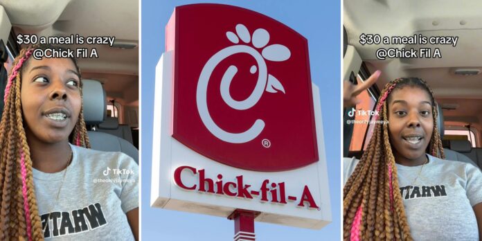 ‘Did I get got?’: Chick-fil-A customer questions if she got scammed after one meal comes out to $30