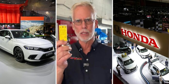 ‘I can fit my whole dang finger’: Man buys used 2023 Honda Civic and brings it to mechanic for final inspection. It backfires