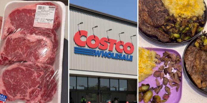 ‘I know $52 is kind of steep’: Woman shows trick to getting ribeyes at Costco for $9