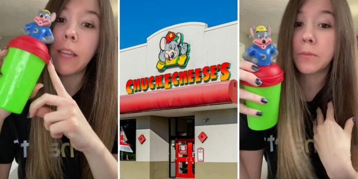 ‘I must be old cause I have ever only heard where a kid can be a kid’: Woman finds ‘inappropriate’ Chuck E. Cheese cup at Goodwill