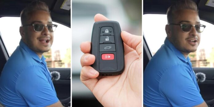 ‘If you’re ever stuck with a car that does not start’: Car expert shows how to start your car with a dead key fob