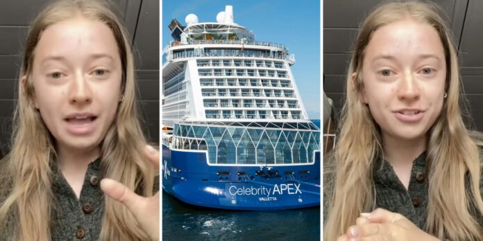 ‘I’m so mad for you’: Woman warns against Celebrity Cruises after they dropped her bag in the ocean and didn’t tell her